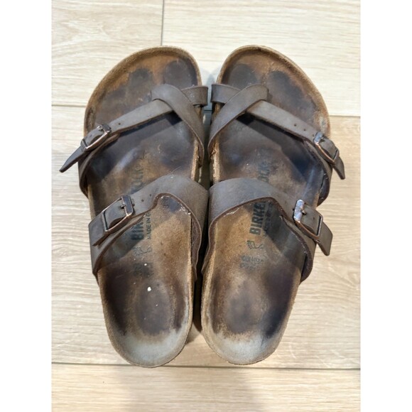 Birkenstock Shoes - Birkenstock Mayari Mocha Size 38 Womens Brown Slip On Slides Germany